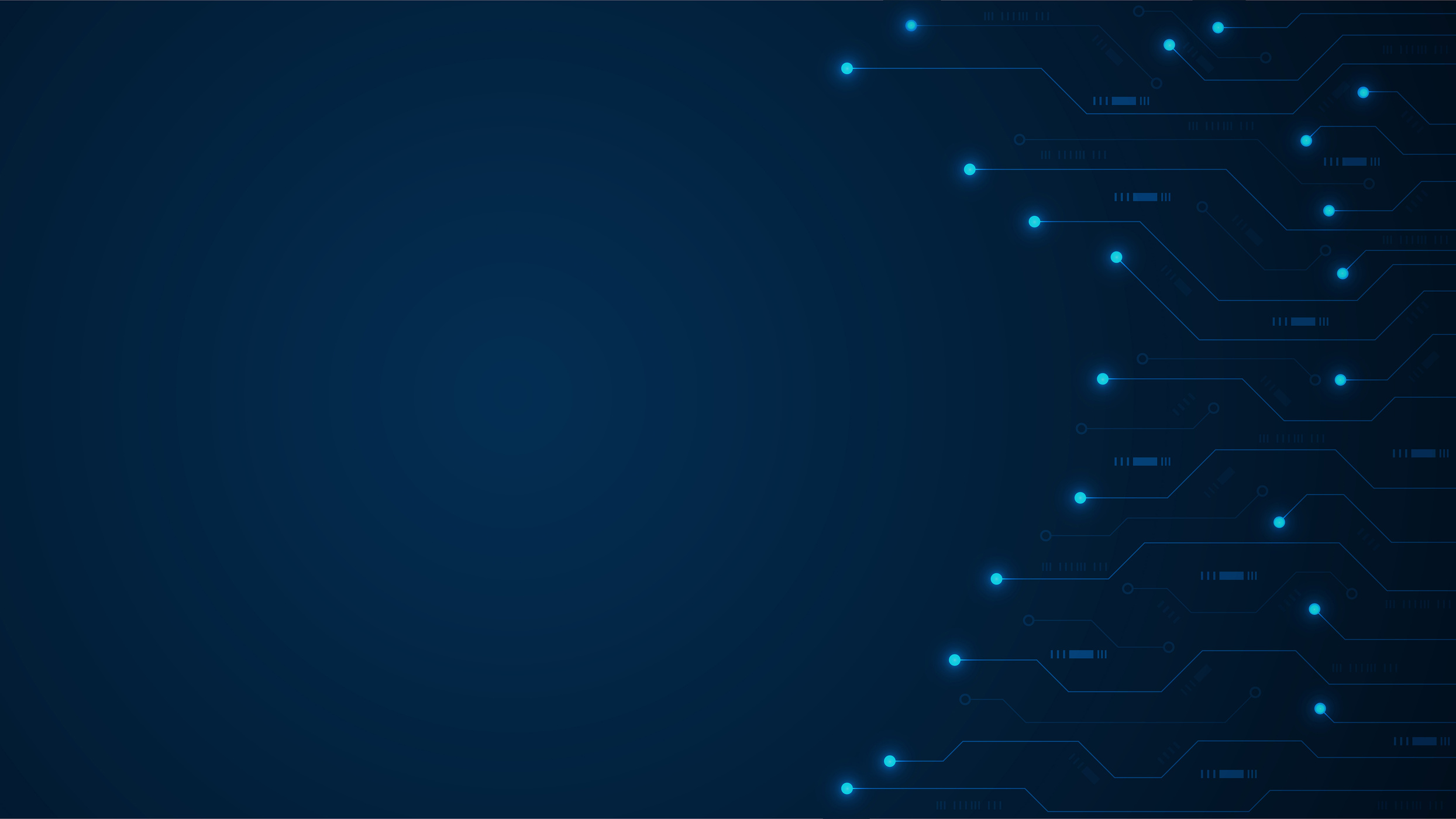 Circuit board. Motherboard. Blue technology background.